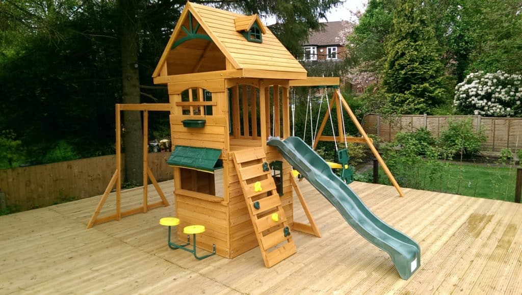 build your own wooden climbing frame