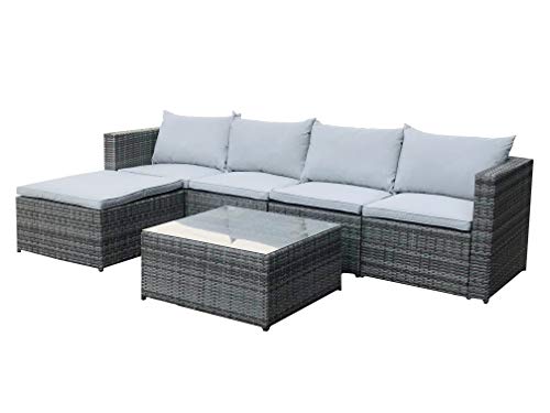 best rattan furniture EVRE Rattan Outdoor Garden Furniture Sofa Set